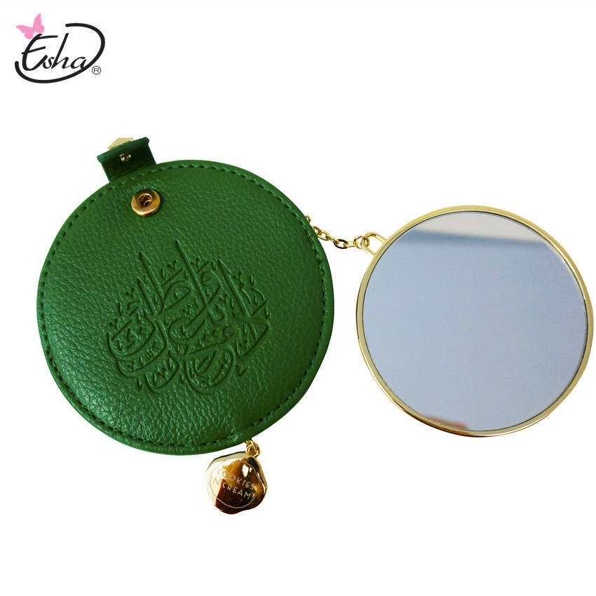 Miroir de maquillage cosmétique compact pliable