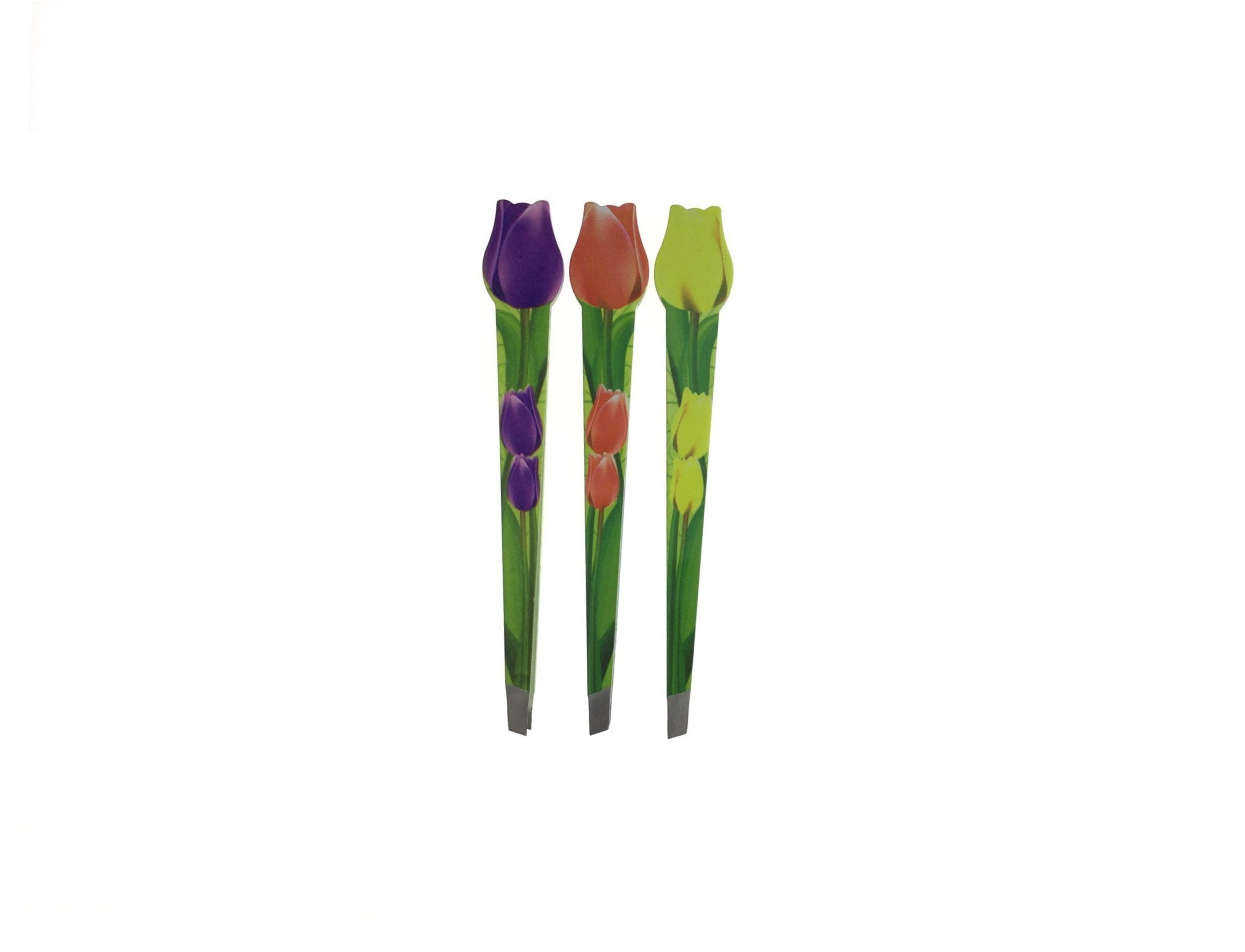 Pince à sourcils en acier inoxydable en forme de fleur