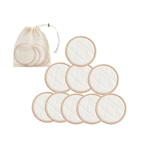 Tampon de coton cosmétique rond réutilisable pour les soins de la peau