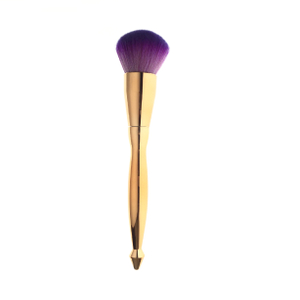 Brosse de brosse à rougir professionnelle en or et violet