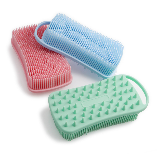 Épurateur de corps portable en silicone pour douche