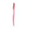 Rasoir à sourcils rose avec couvercle de précision