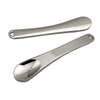 Cuillère à maquillage portable en argent pour spa