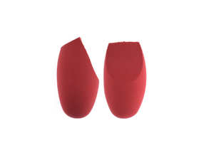 Oeuf de beauté éponge de maquillage rouge